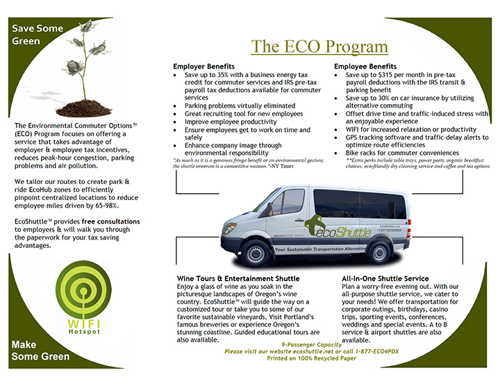 ecoShuttle Commuter brochure page 2