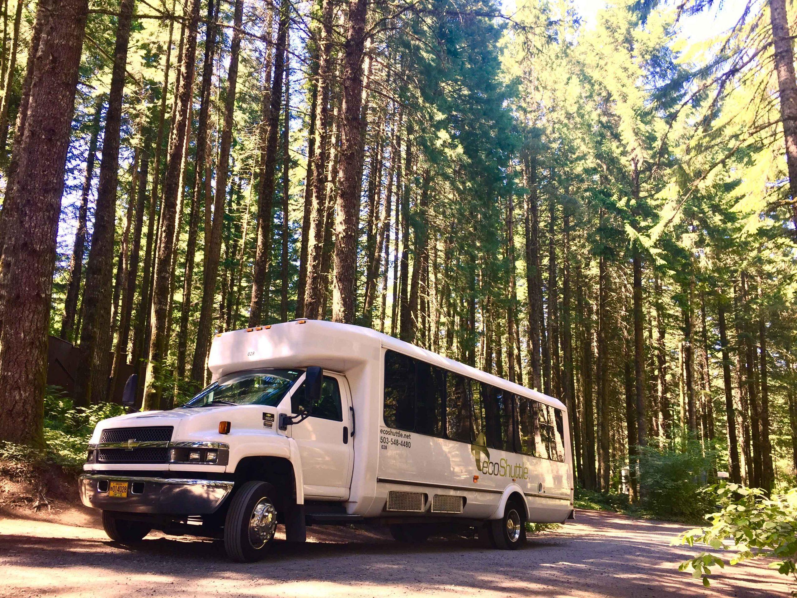 28-Passenger mini-bus on a scenic trip.