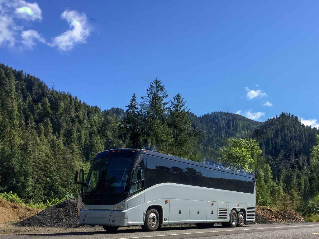 Charter Bus Oregon Scenery